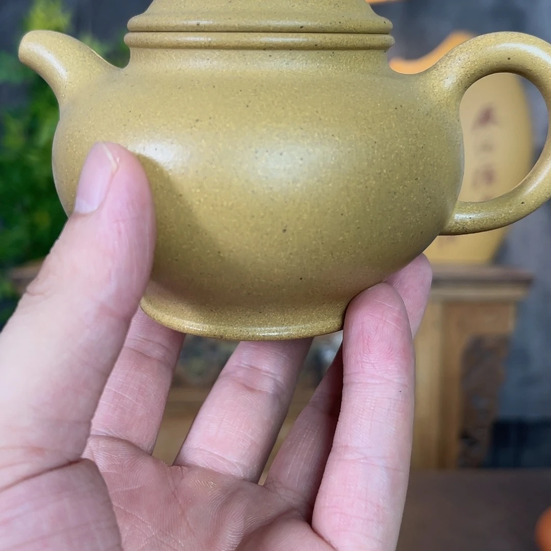 茶壶紫砂掇只黄段210。
