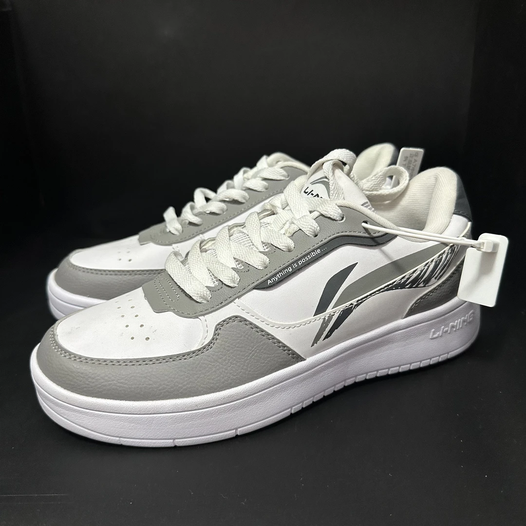 95新 MM6 39.5码/LiNing 白灰 低帮板鞋
