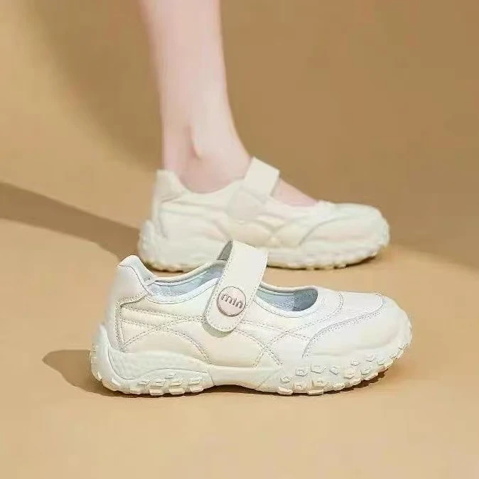 【厂家清仓】厚底增高鞋女2025秋季新款网面轻便百搭休闲小白鞋