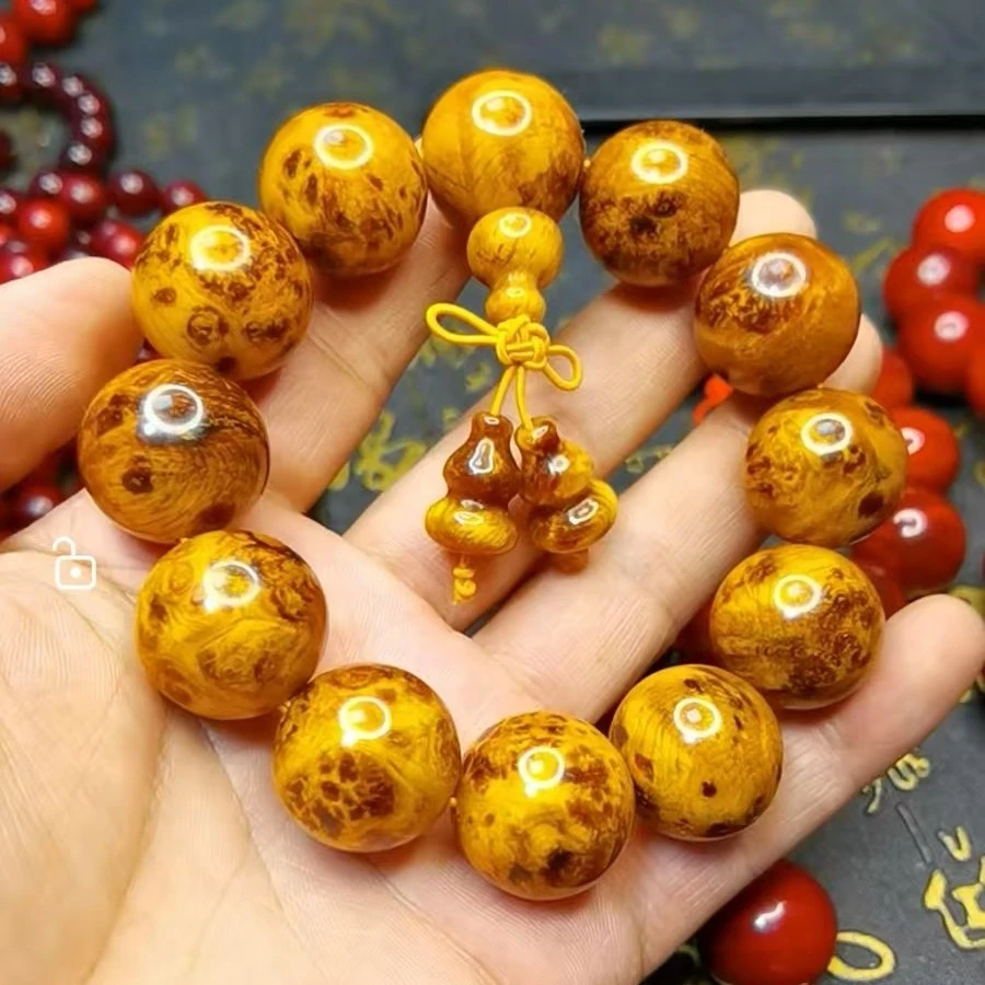 雷击木树化玉男士2.0多色手挂串（包邮）