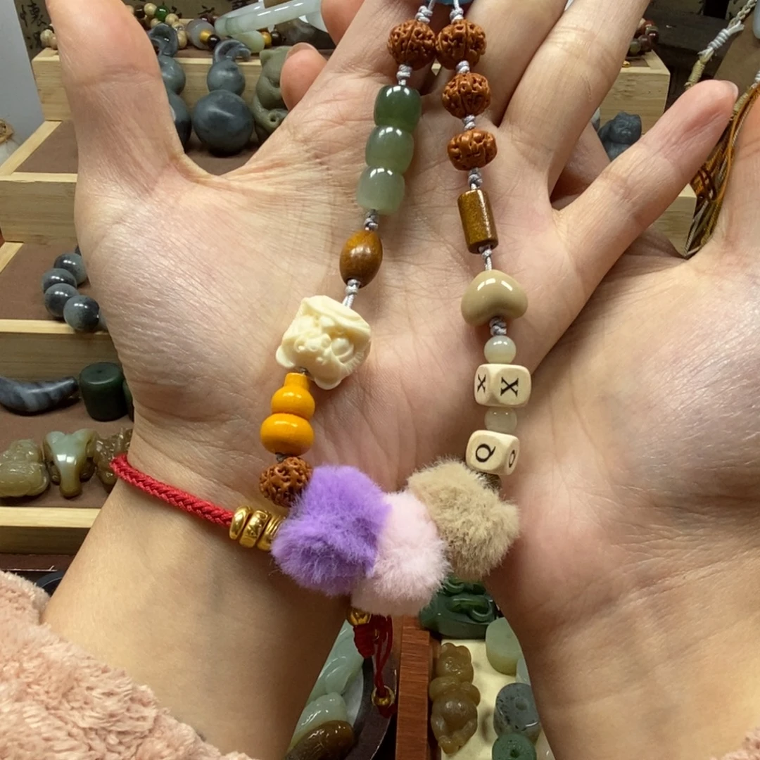 和田玉（糖玉）未镶嵌车挂