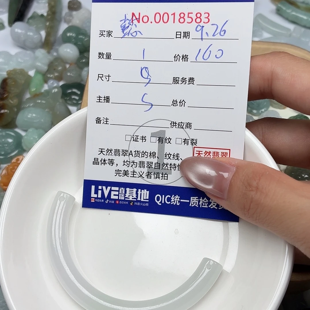 懿***眜翡翠未镶嵌颈饰We