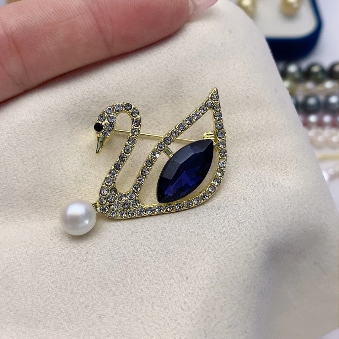 【闪购商品】淡水珍珠胸针未镶嵌1