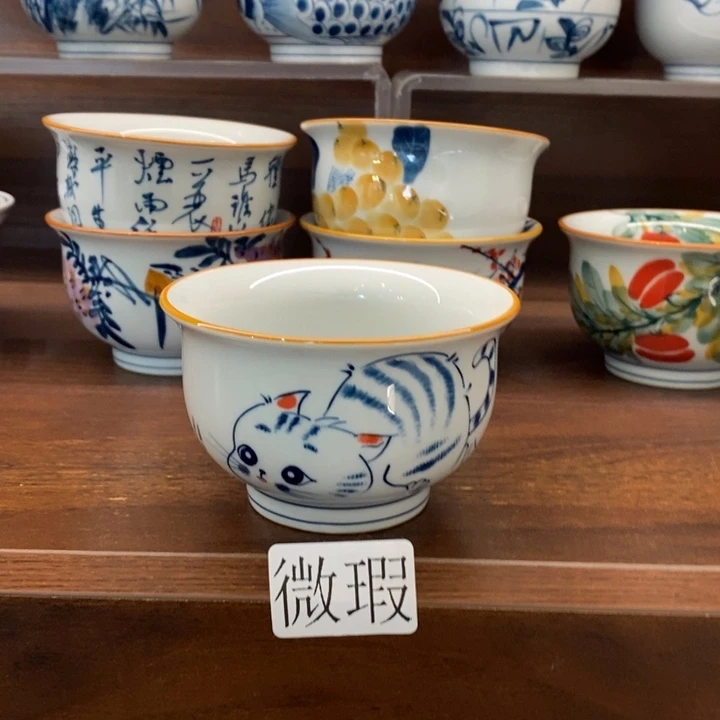 釉下老陶泥手工绘制