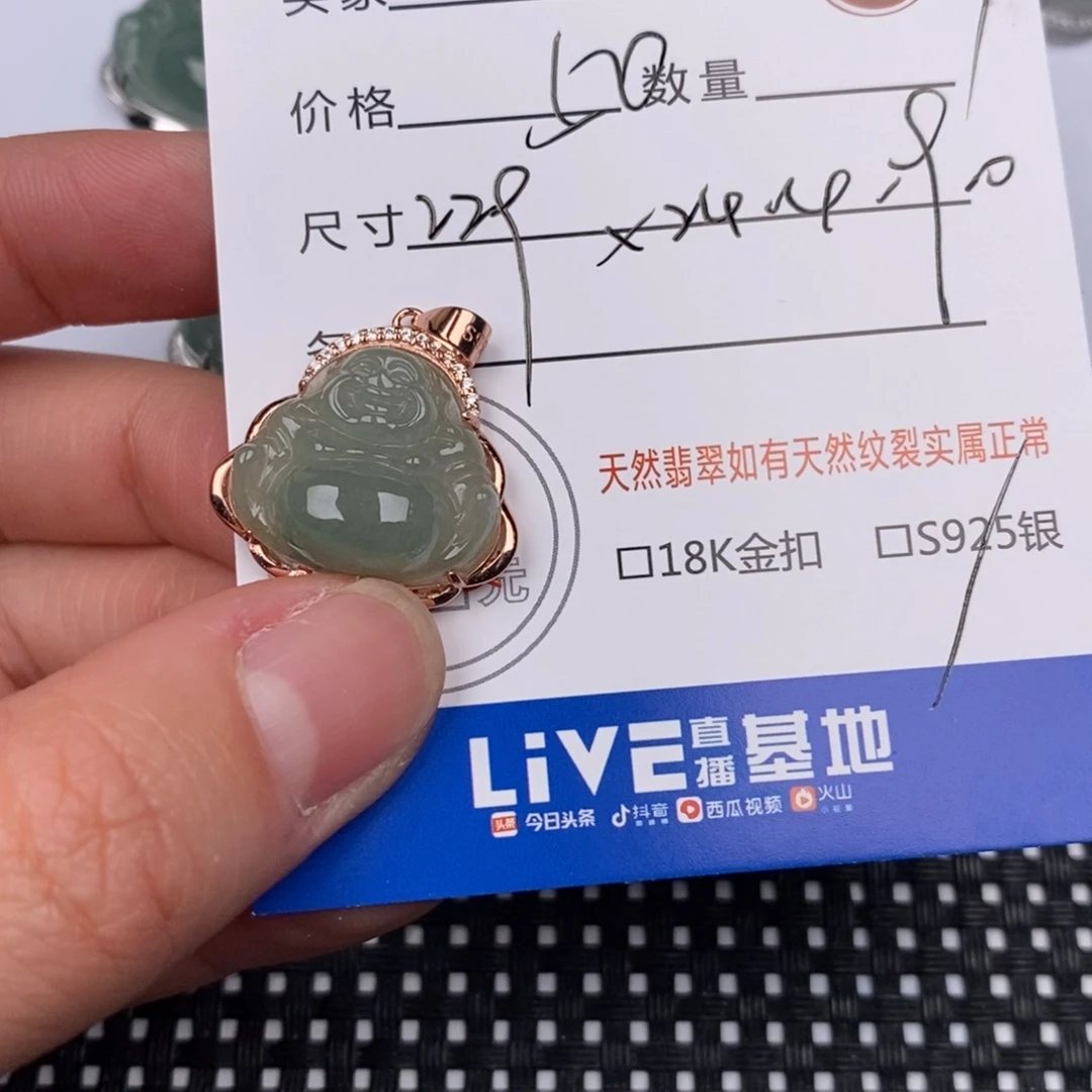 翡翠银S925镶嵌颈饰