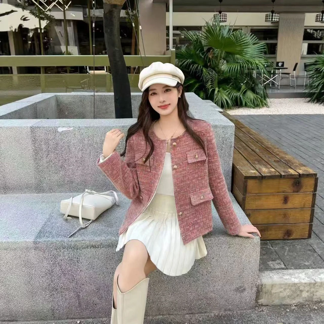 【苏苏精选】2550秋新款小香风外套气质洋气高档显瘦长袖外套