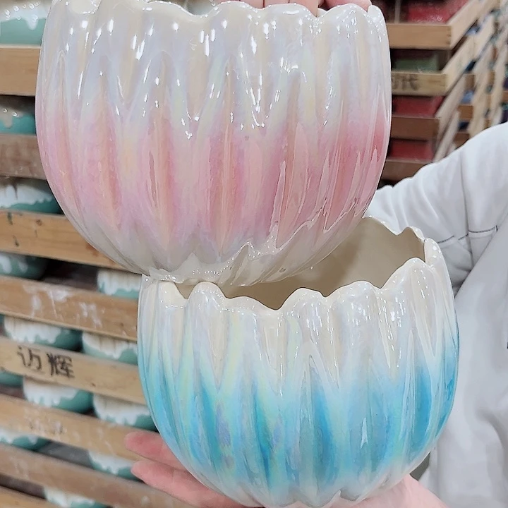 陶瓷陶瓷多肉植物花盆