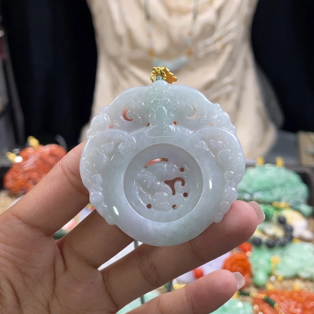 翡翠颈饰未镶嵌代编织