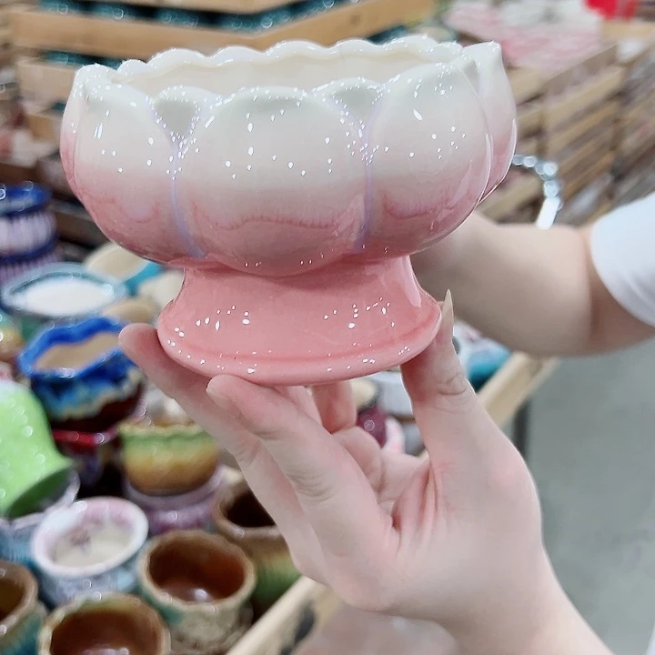 有孔，满10元发货多肉陶瓷花盆