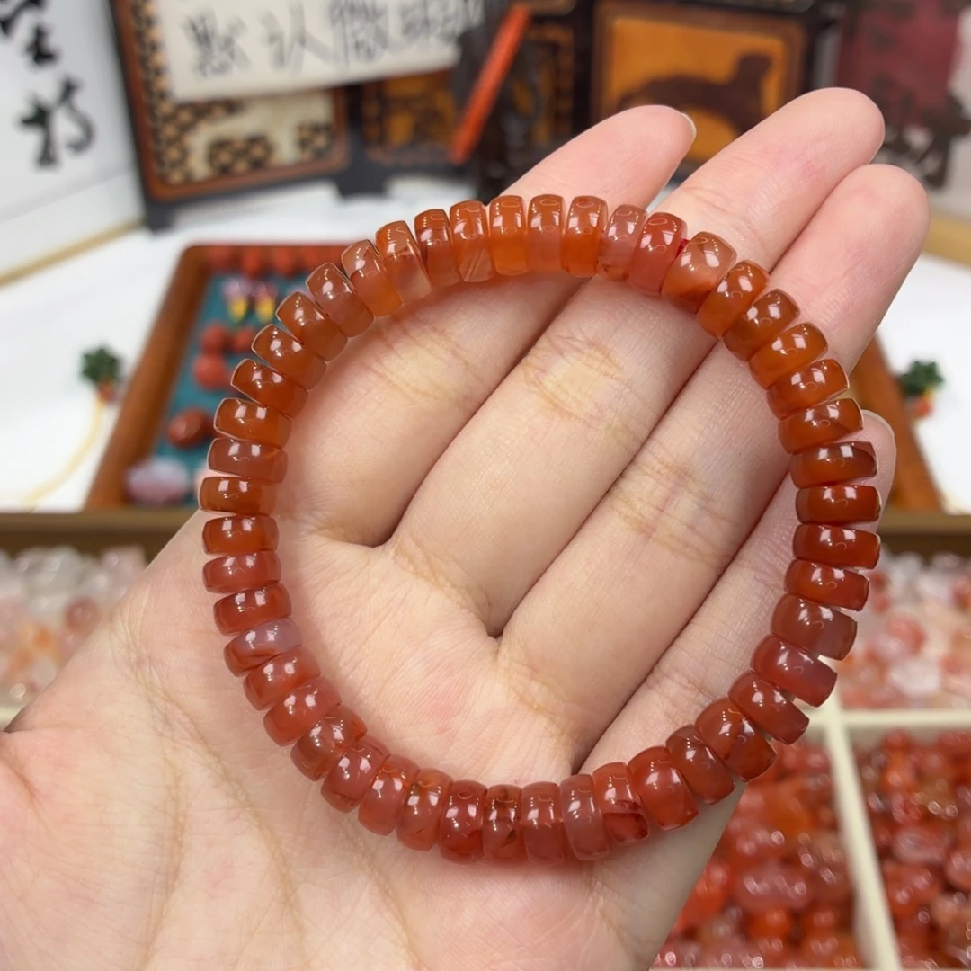 南红玛瑙未镶嵌配饰南红药片手串