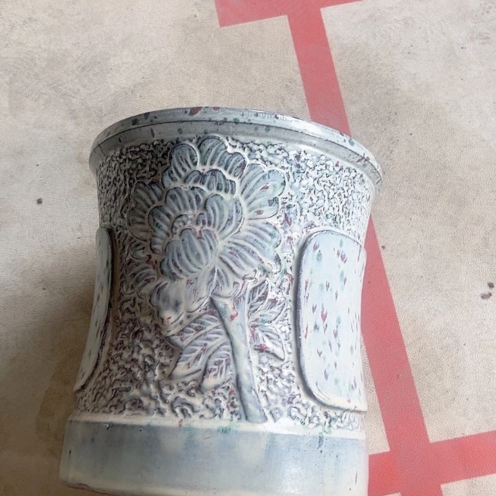 紫砂花盆高22口20