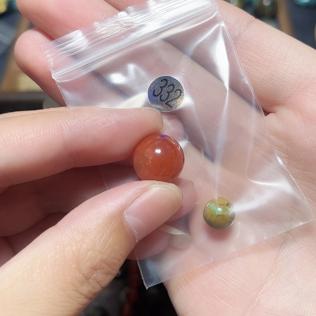 杉***湖未镶嵌圆珠桶珠老型手串！！玛瑙/玉髓