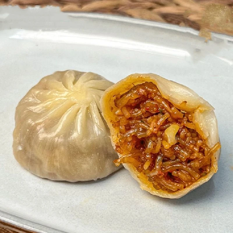 香辣粉丝薄皮包懒人营养早餐方便速食面食面小笼包冷冻包子半成品