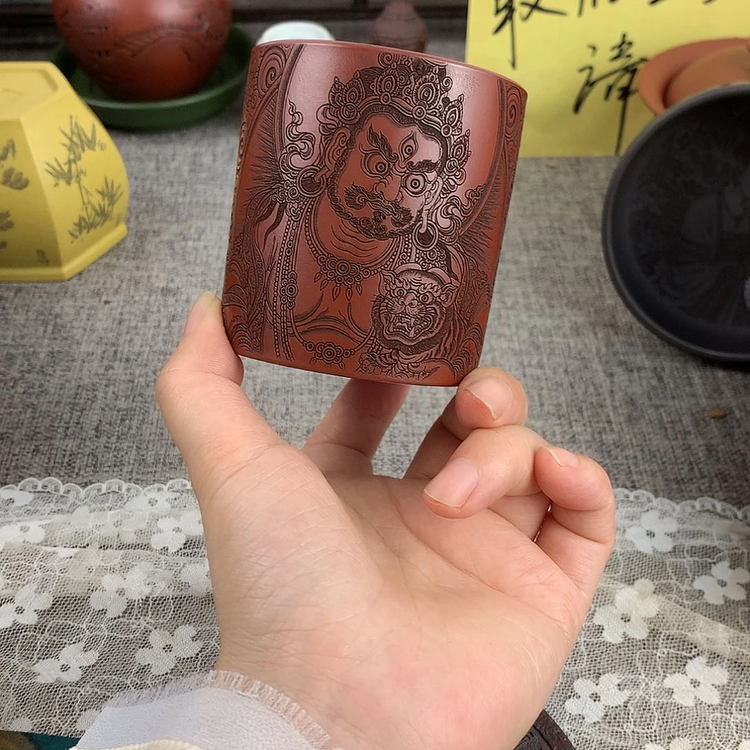 紫砂茶杯高端主人杯