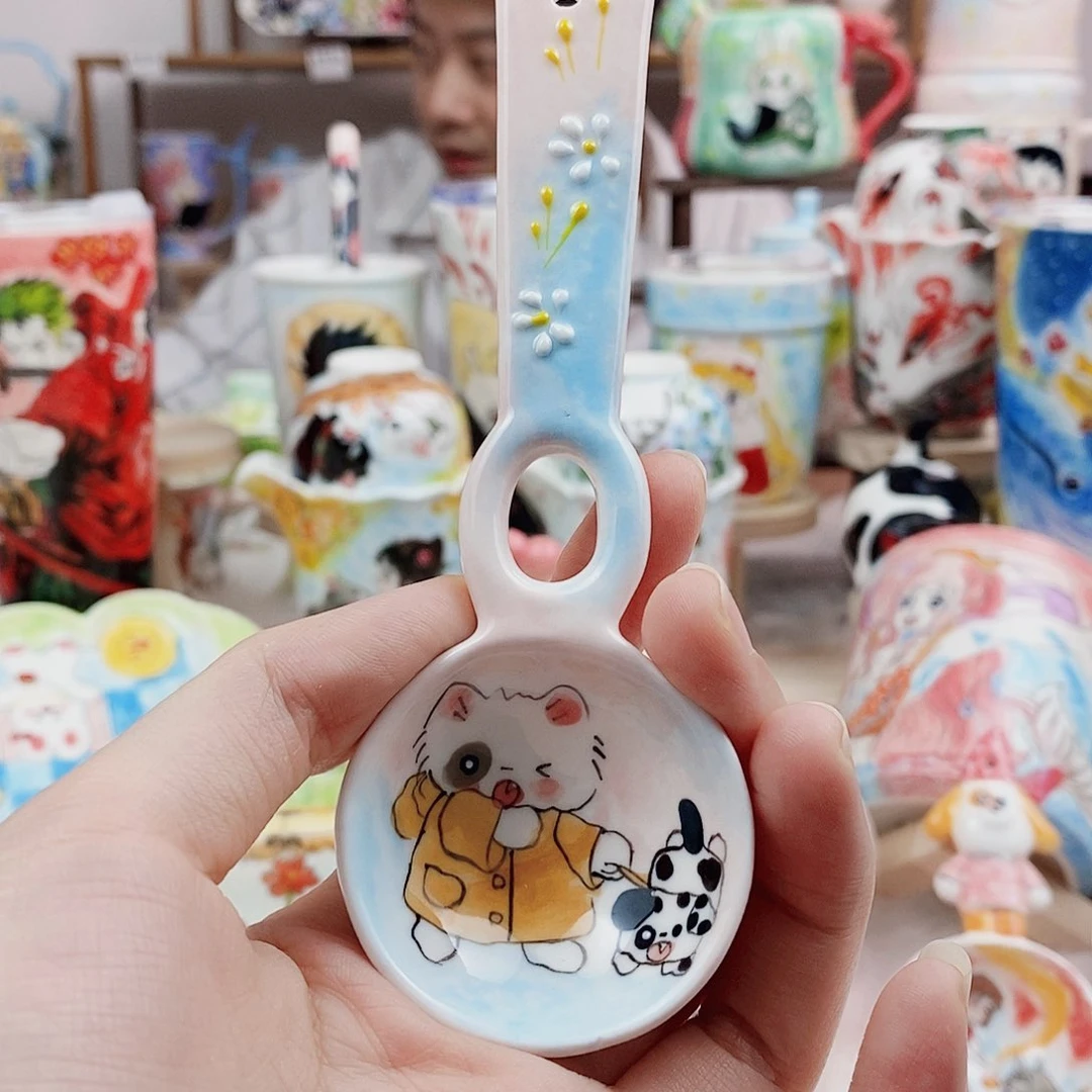 杯董董文创手绘陶瓷