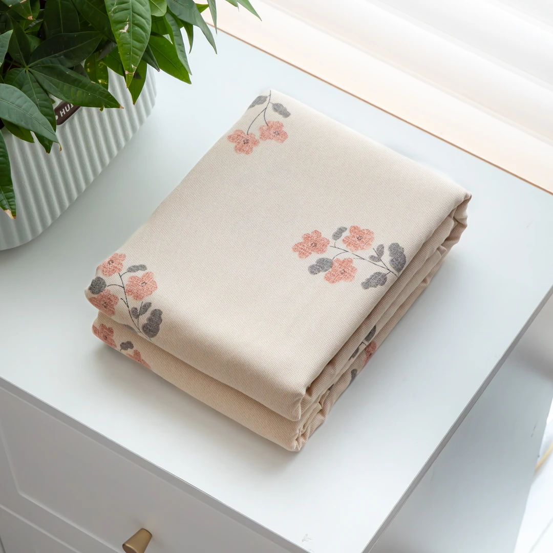 【京かわ会社】双层纱磨毛被套 甜蜜祝福