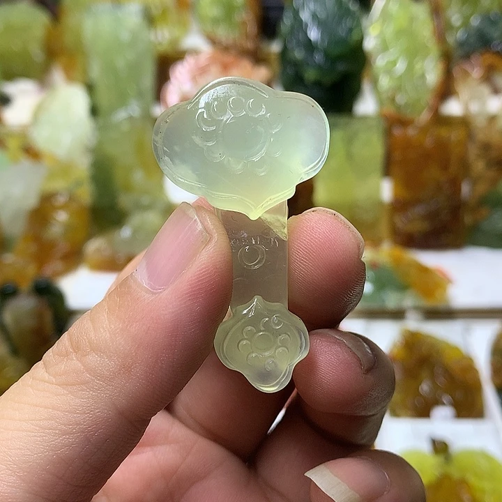 蛇纹石玉未镶嵌珠宝半成品