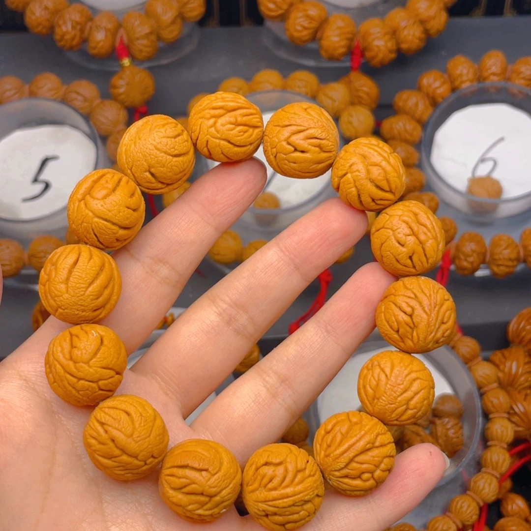 ༺***༻桃核吊坠叶叶叶叶