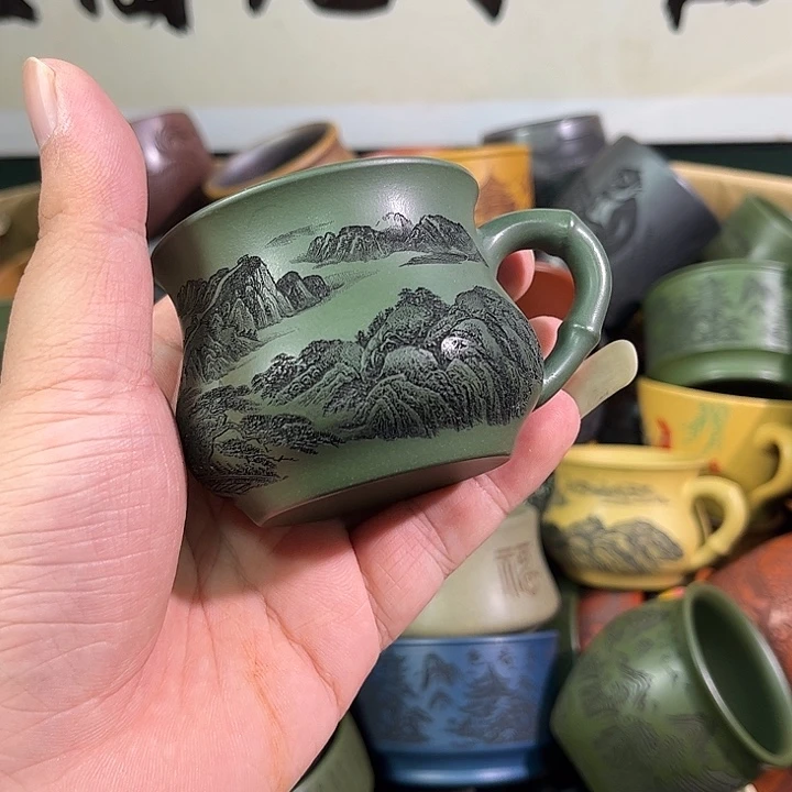 茶杯紫砂全手工紫砂主人杯