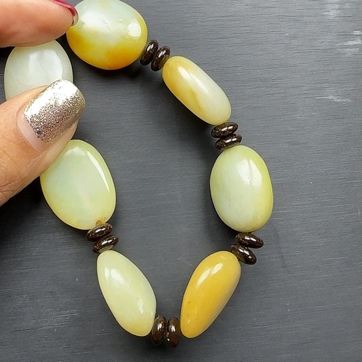 和田玉未镶嵌挂件家*