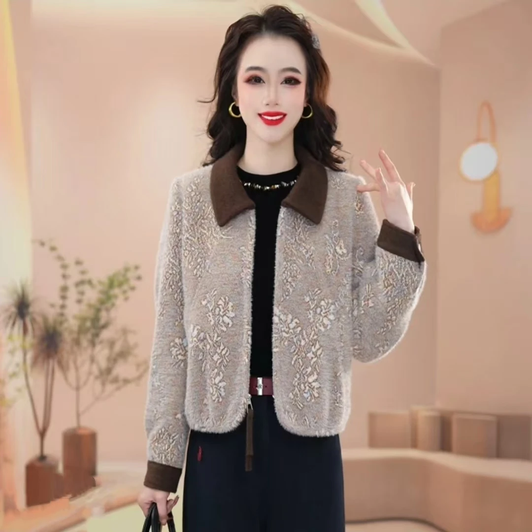 蔓2025年新款时尚气质优雅百搭显瘦减龄休闲外套#1018266