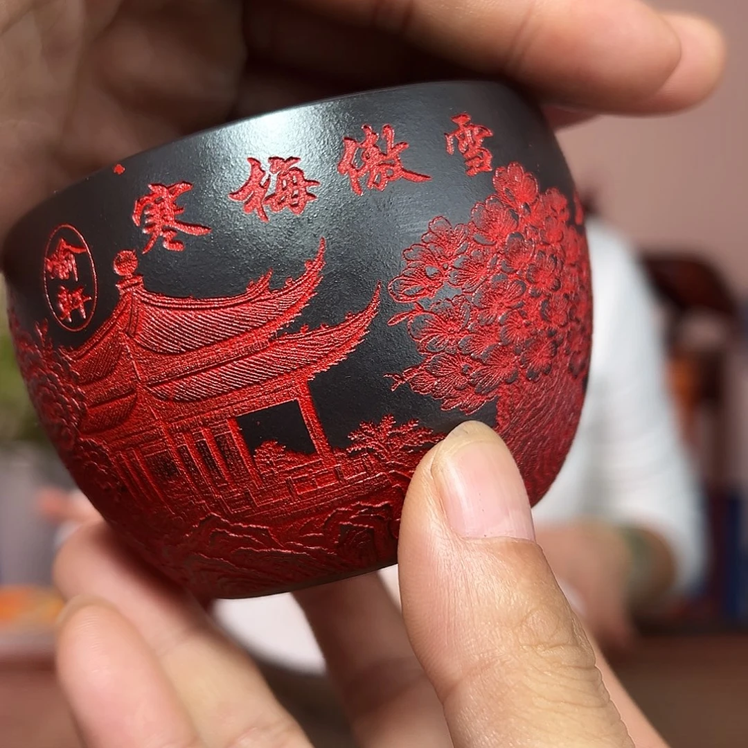 紫砂茶杯紫砂的味道真的是