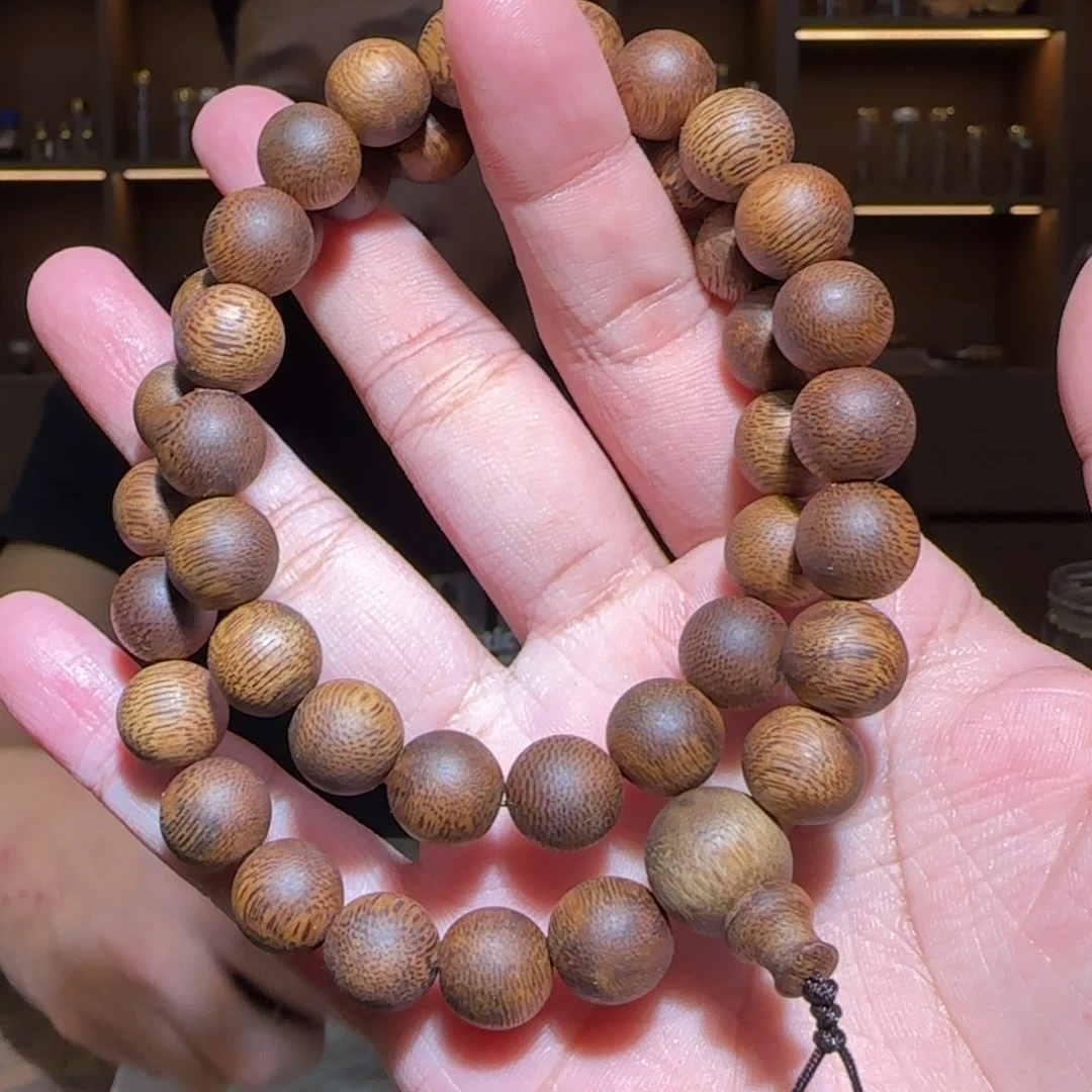 手串沉香双圈白奇圆珠1.1/20g多样性发一条