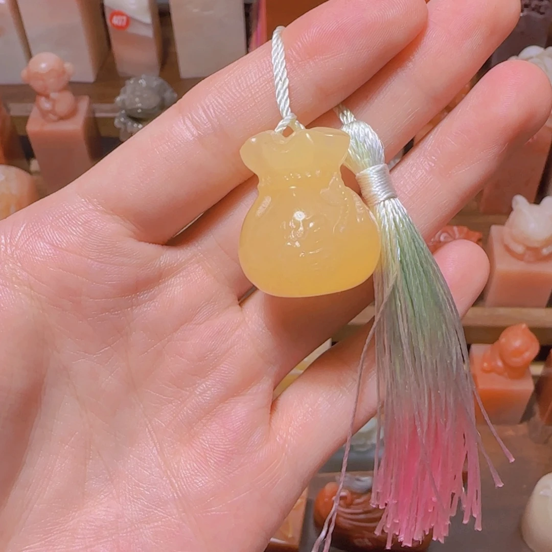 昌化石印石圆形包邮包刻