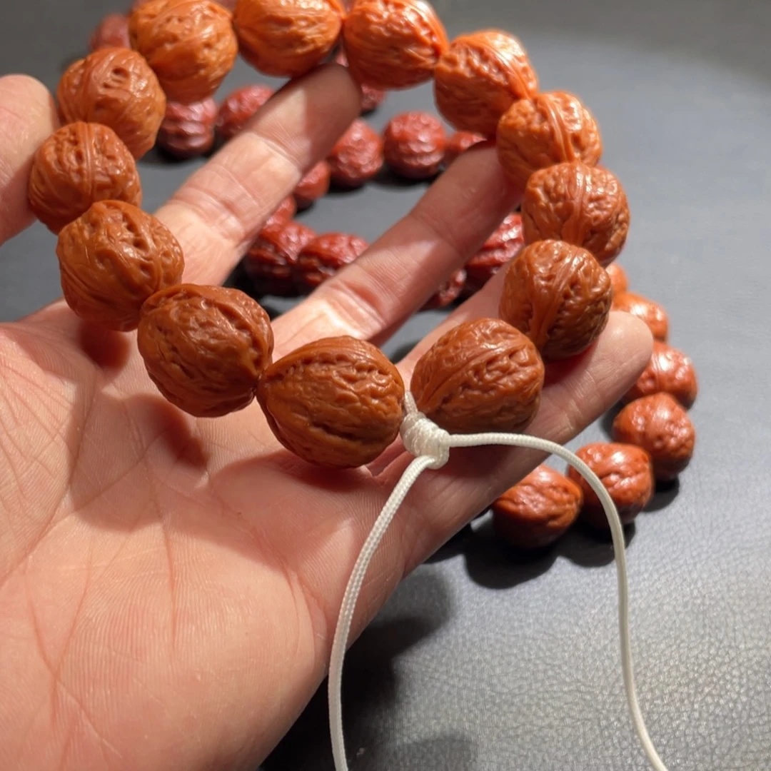 没***花文玩核桃手串核桃