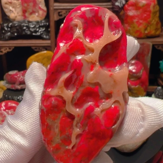 昌化鸡血石憨***香精品原石