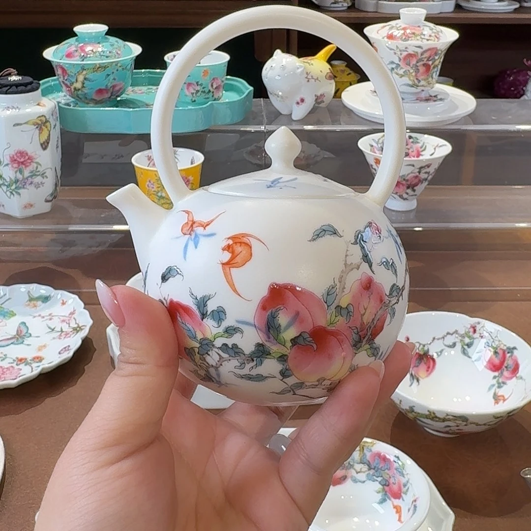 珐琅彩主人杯茶具套装