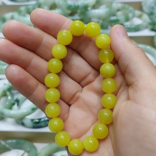 蛇纹石玉未镶嵌手链多样性发货拍一发一