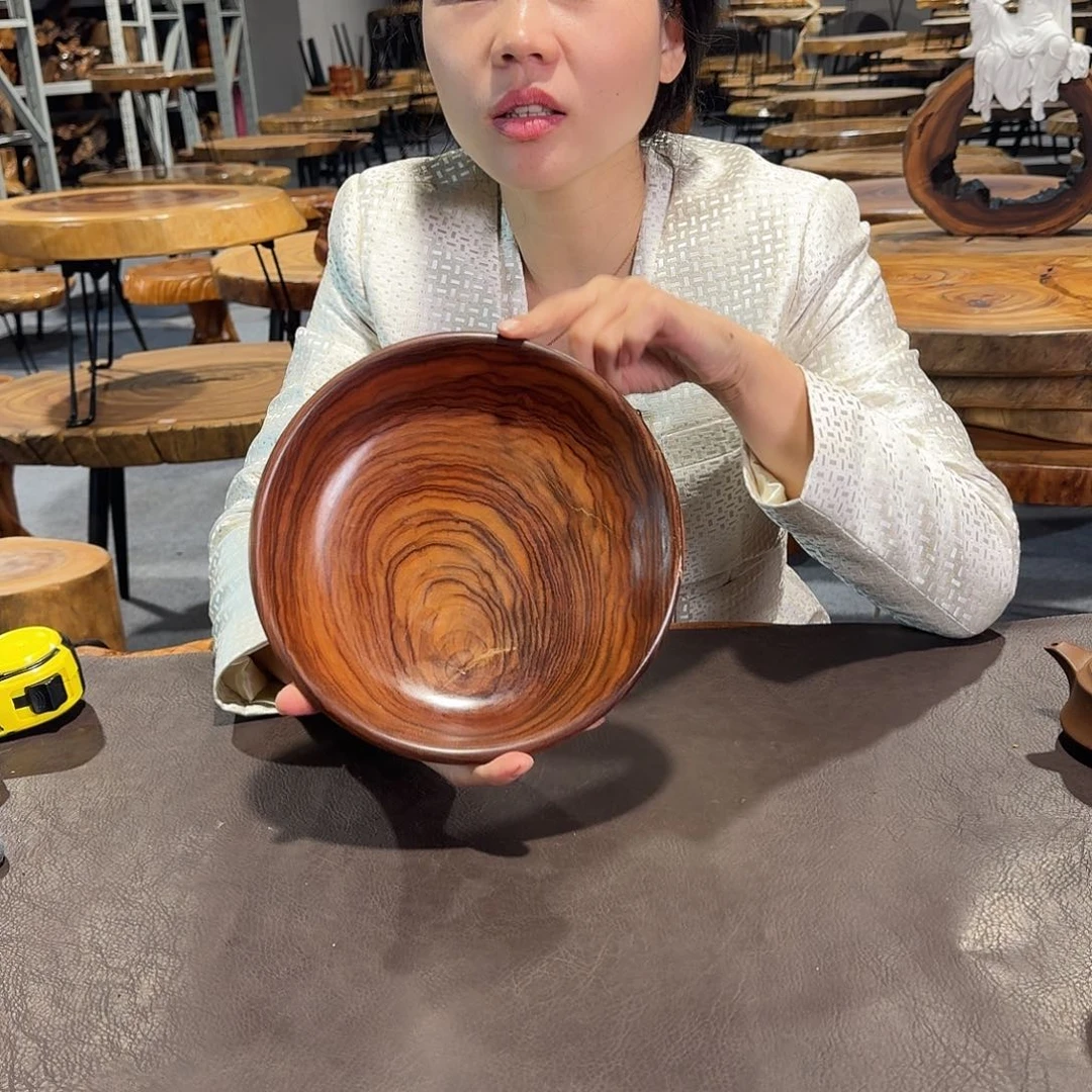香樟木手作工艺品果盘