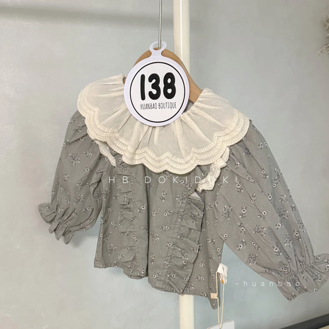 （NO退NO换）欢宝-奶小西-2025春-编码0138-NXX5557-韩版小衫