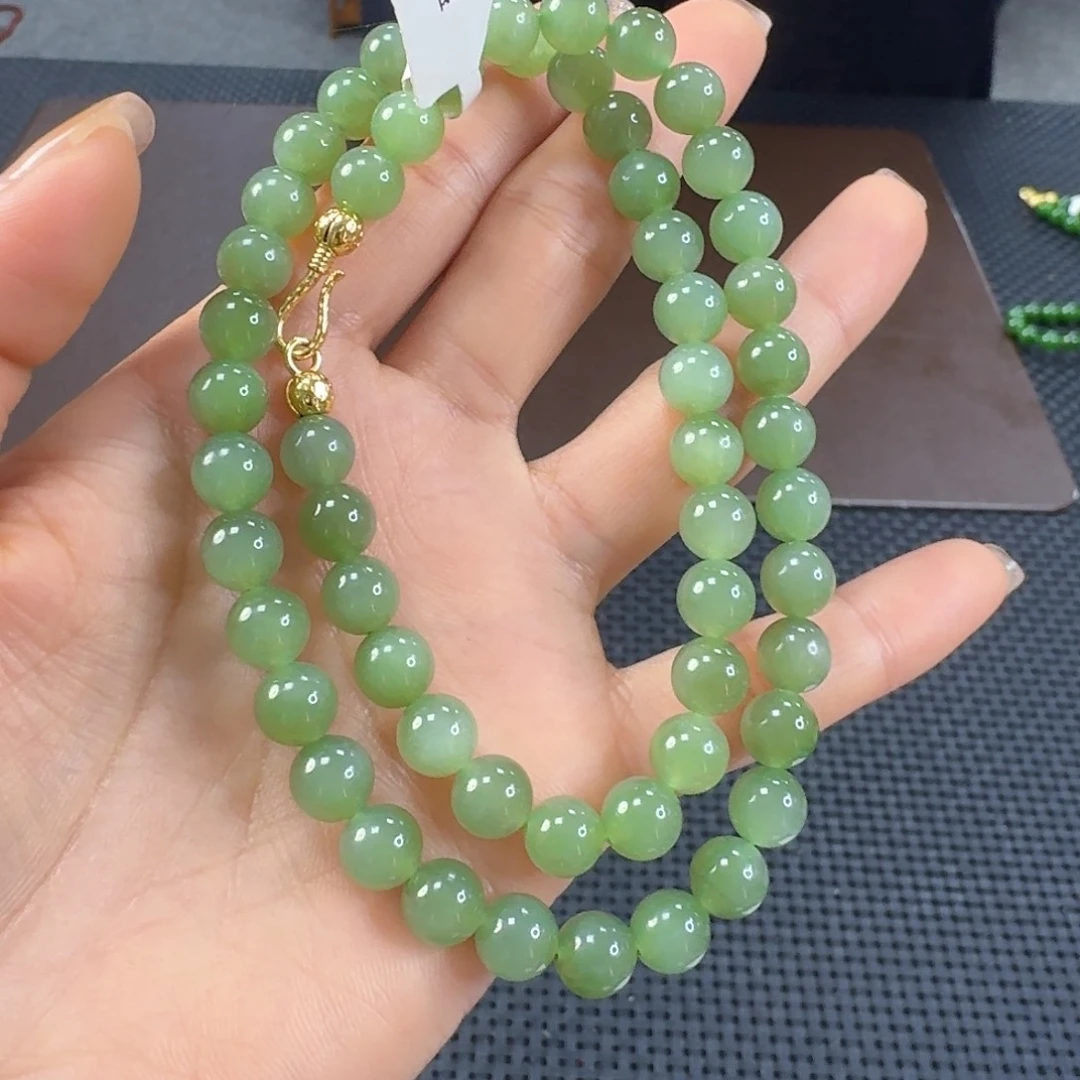 颈饰未镶嵌和田玉（碧玉）卡8