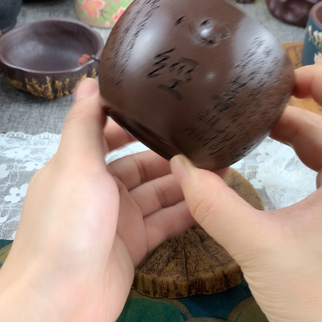 紫砂茶杯高端主人杯