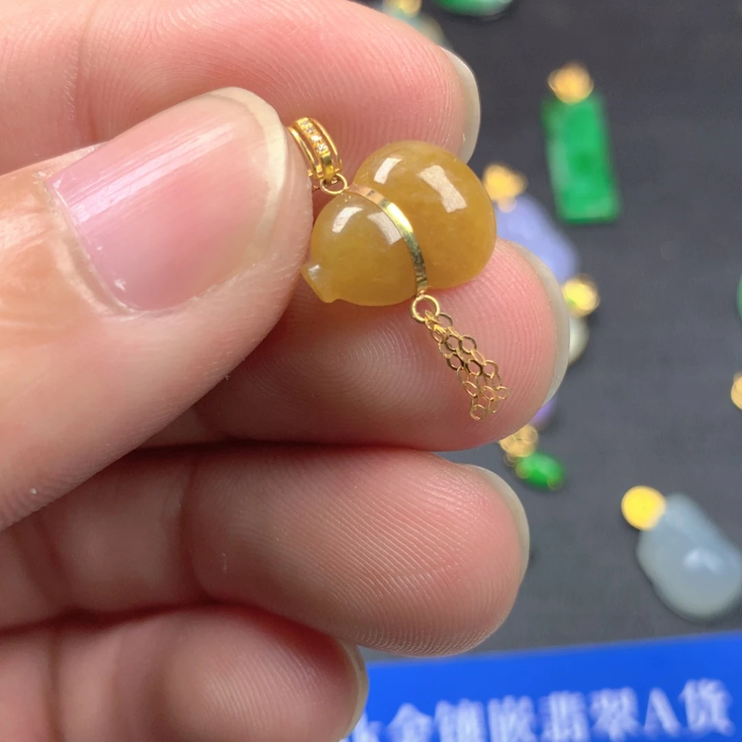 【闪购商品】颈饰18K金镶嵌翡翠用****5翡翠