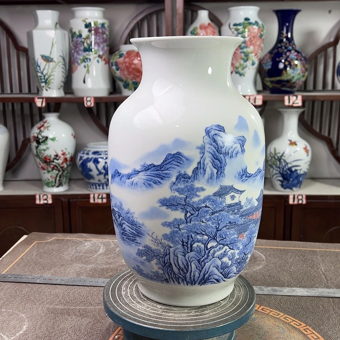 陶摆件景德镇陶瓷大冬山