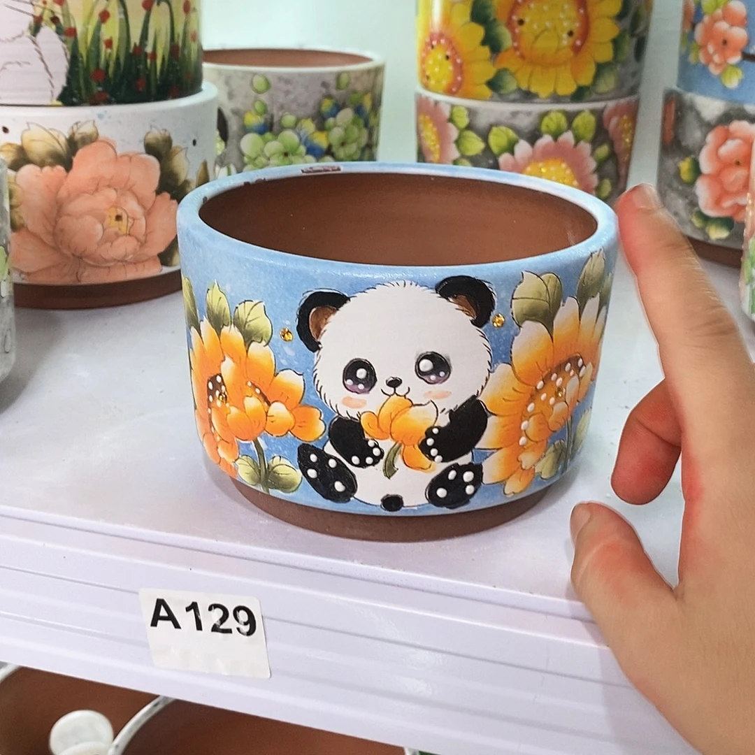 花盆紫砂红陶满28包邮