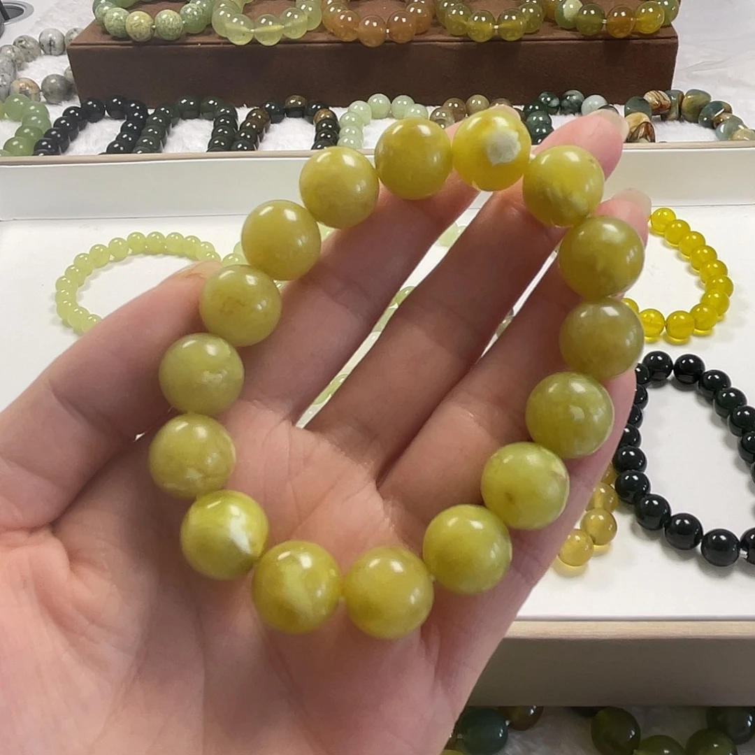 蛇纹石玉未镶嵌手串