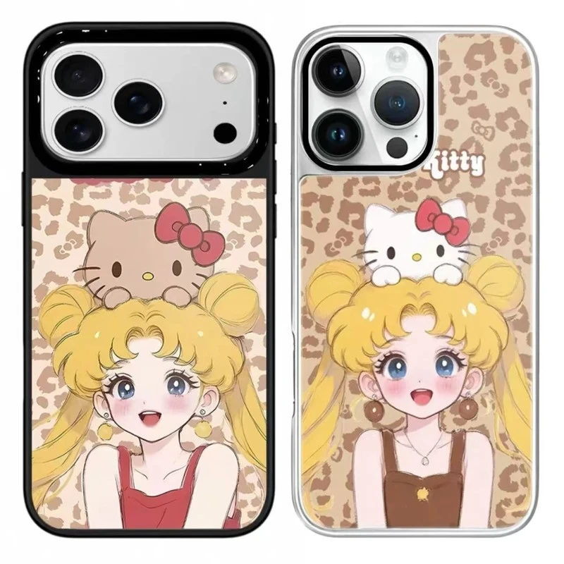 豹纹美少女kitty适用于苹果17/16promax/iPhone15/14手机壳/13/12