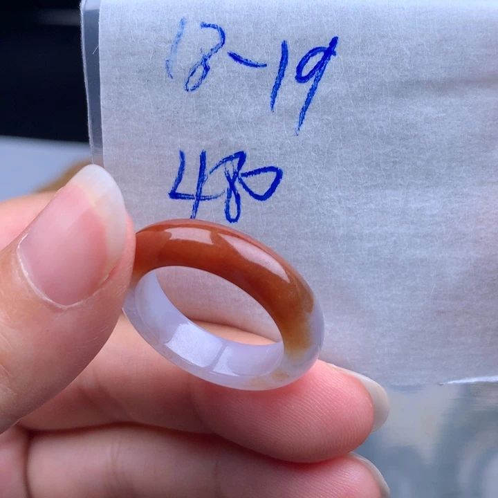 布***迪未镶嵌戒指翡翠戒圈