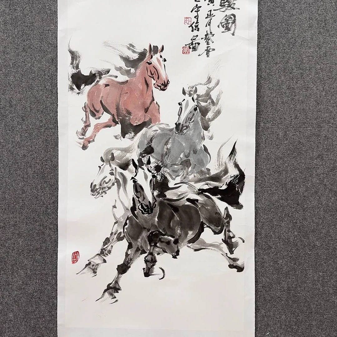 国画zz卜登云老师手绘作品