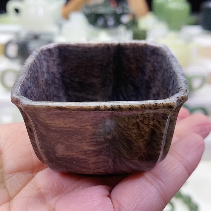 未镶嵌和田玉挂件茶杯80m l