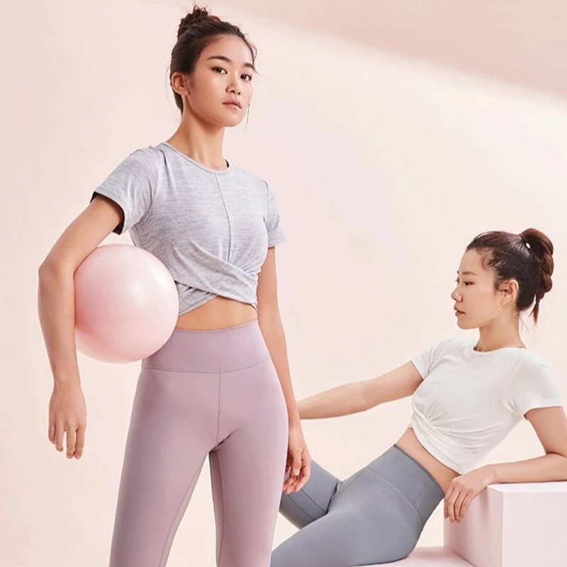 Keep小腰精交叉设计短款显瘦T恤11401运动