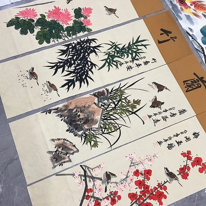 小周画廊的直播间