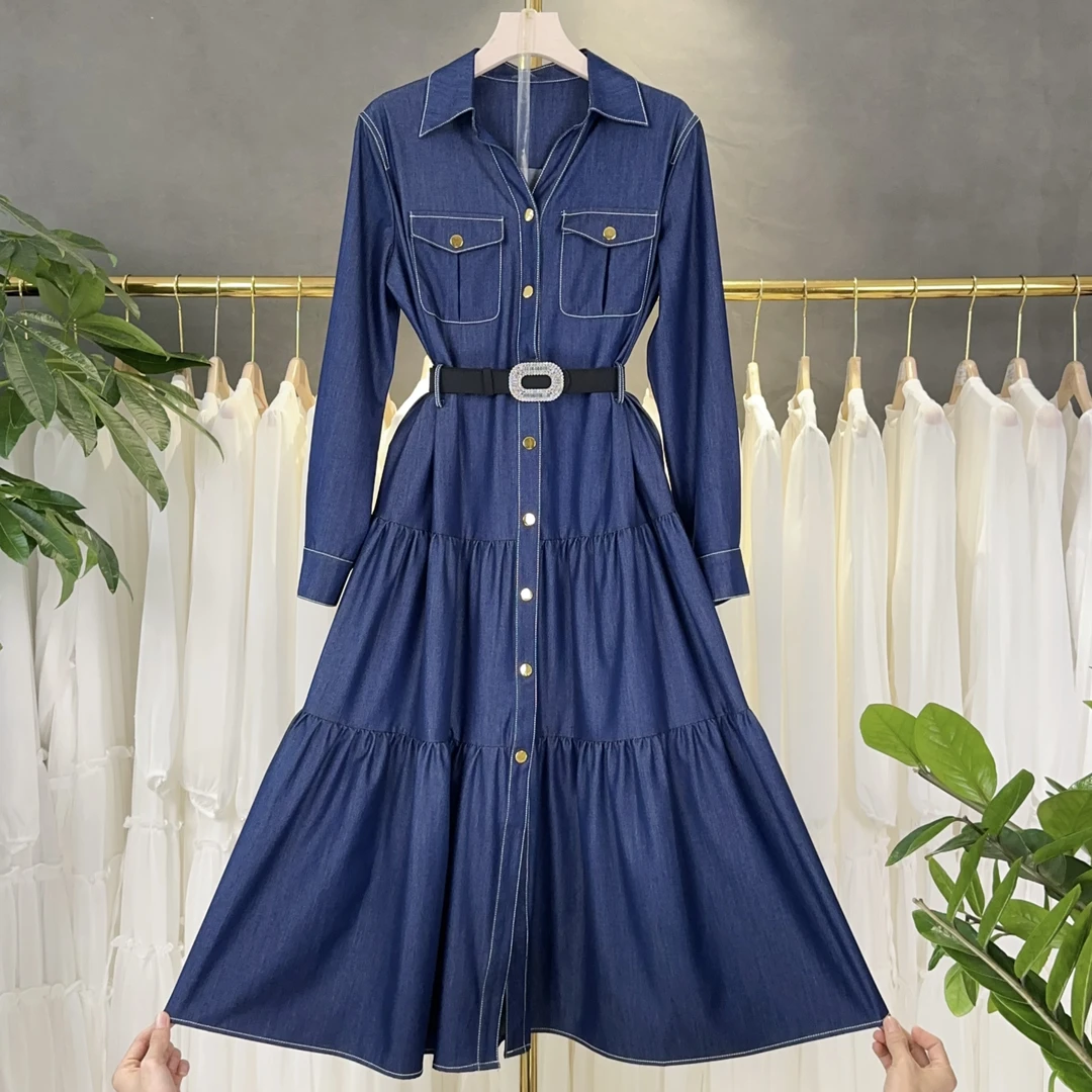 【RG2196】2025年新款时尚气质百搭减龄显瘦新款连衣裙