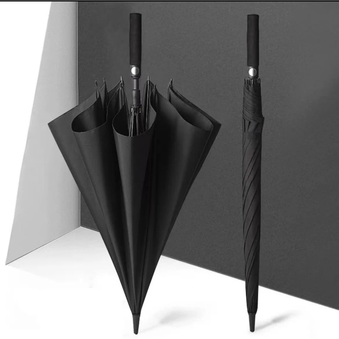 全自动档车载雨伞高尔夫伞贵宾直杆长柄雨伞 颜色规格随机 JSS