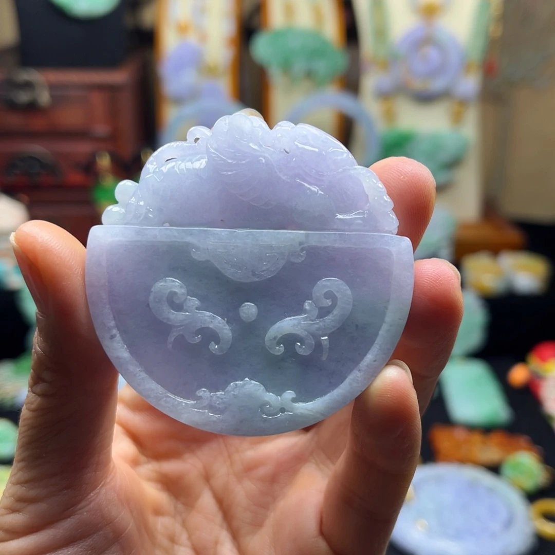 颈饰未镶嵌翡翠天然翡翠