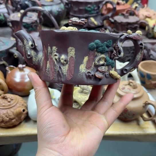 茶壶紫砂突**族紫砂茶具